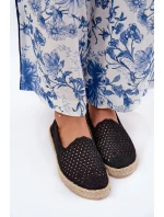 Dámské Espadrilky S Pletením Vinceza 13625 Černé