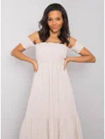Šaty 346 SK 009.51 světle béžová Šaty 346 SK 009.51 světle béžová