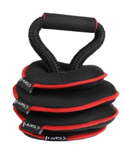 Kettlebell nastavitelný měkký 20 lbs HMS KRM20
