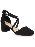 Sergio Leone W SK365A černé páskové sandály