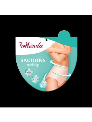 Formující kalhotky 3ACTIONS MIDISLIP - BELLINDA - tělová