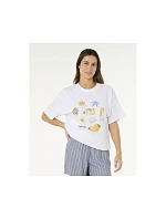 Dámské tričko RIP CURL Poolside Heritage Tee, bílé