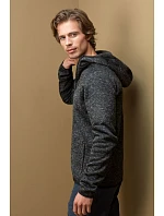 Stedman Lux Knit Fleece Jacket Men Pánská pletená fleecová bunda s kapucí 05.5460 blue midnight heather