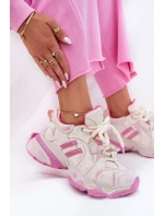Dámské Kožené Tenisky GOE RR2N4038 Růžové Dámské Kožené Tenisky GOE RR2N4038 Růžové