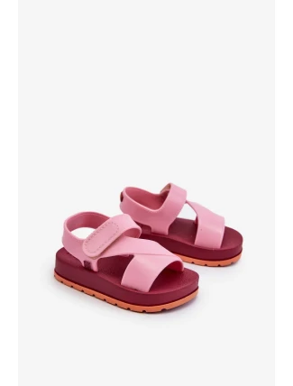 Dětské sandály na suchý zip Scented ZAXY Pink Dětské sandály na suchý zip Scented ZAXY Pink