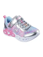 Skechers S-Lights Infinite Heart Lights-Heart Jewels 303261L-SMLT Silver/Multi