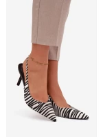 Lodičky na jehlovém podpatku Zebra Phelia Lodičky na jehlovém podpatku Zebra Phelia