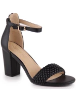 Sandály na podpatku eVento W 5945 černé