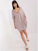 Tunika EM TU 890.13 bílo-hnědá