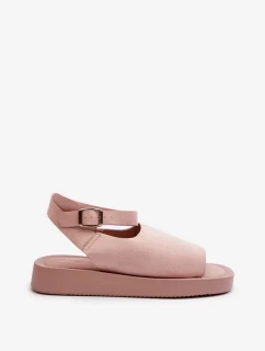Pohodlné dámské sandály na platformě, růžová Rubie