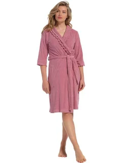 Dámský župan 75199-325-0 starorůžový - Pastunette