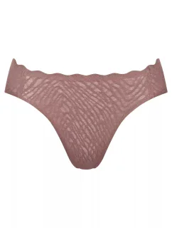 Dámské kalhotky ZERO Feel Bliss High leg - BROWN - sv. hnědé 1141 - SLOGGI