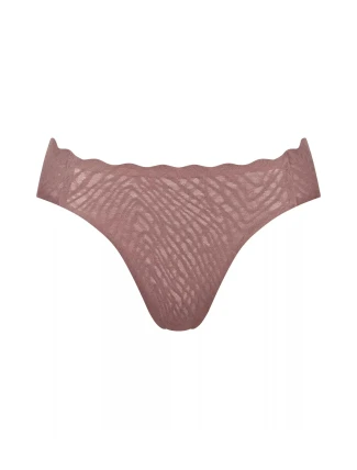 Dámské kalhotky ZERO Feel Bliss High leg - BROWN - sv. hnědé 1141 - SLOGGI