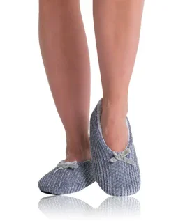 Domácí bačkůrky HOME SHOES - BELLINDA - šedá