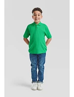 Fruit of the Loom Kids 65/35 Polo Dětské piqué polo 16.3417 heather grey Fruit of the Loom Kids 65/35 Polo Dětské piqué polo 16.3417 heather grey