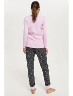 Italská móda Antilia long length sp. barva:růžová/print