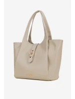 Taška shopper s přezkou NOBO BAG6010-015 světle béžová