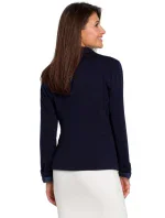 S154 Blejzr s jedním knoflíkem - béžový