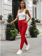 Dámské tepláky FITS červené UY0533 Dámské tepláky FITS červené UY0533