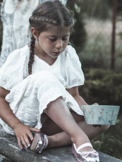 Dětské lodičky zdobené flitry růžové Weries