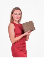 Dámská kabelka Vuch Mini Fossy Suede Beige