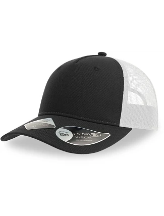 Atlantis Headwear Zion 5 panelová Trucker kšiltovka 33.0120 black/white Atlantis Headwear Zion 5 panelová Trucker kšiltovka 33.0120 black/white