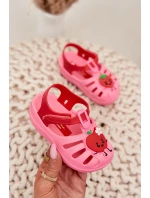 Dětské sandály na suchý zip ovoce 83615 Ipanema Summer XIV Růžovo-Červené