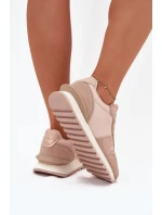 Dámské Kožené Tenisky Big Star OO274521 HI-POLY SYSTEM Nude