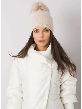 Dámská čepice JK CZ 34 cap.11 béžová Dámská čepice JK CZ 34 cap.11 béžová