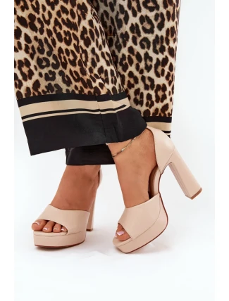 Sandály na podpatku  model 209909 Step in style