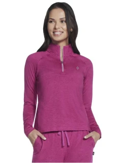 Skechers Skech-Knits Ultra Go 1/4 Zip LT4-PNK Pink S