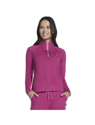 Skechers Skech-Knits Ultra Go 1/4 Zip LT4-PNK Pink S
