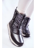 Dámské sněhule Big Star KK274391 Tmavě šedé