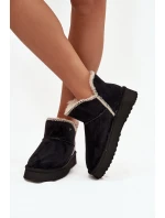 Dámské sněhule Wrangler na platformě – černé Dámské sněhule Wrangler na platformě – černé