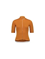 Cyklistické tričko POC W's Thermal Lite Jersey, hnědé