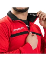 Givova Tuta tepláková souprava Givova One M TT012 1210 červená/černá Givova Tuta tepláková souprava Givova One M TT012 1210 červená/černá