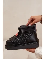 Dámské sněhule na platformě DFranklin DFSH370020 Černé