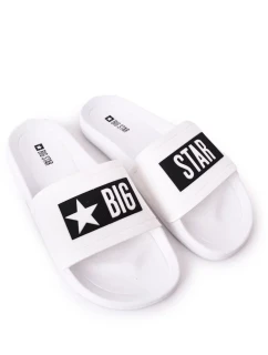 Men's Slippers Big Star White