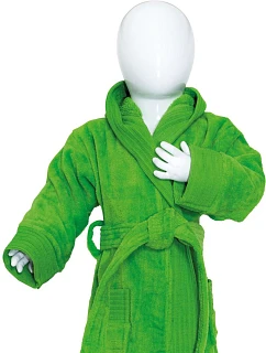 The One Towelling Baby Bathrobe Dětský župan 48.1007 lime