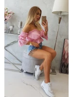 Halenka ve světle růžové barvě Halenka ve světle růžové barvě