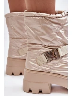 Dámské Boty Se Zesílenou Podrážkou A Plochou Podpatkem Bežové Werikse