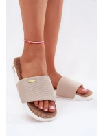 Dámské Pantofle Big Star RR274A102 Béžové