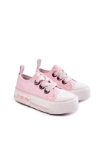 Dětské látkové tenisky BIG STAR KK374052 Růžová