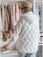 Dámská přechodná prošívaná vesta VESOLITA bílá FashionStreet TY4880