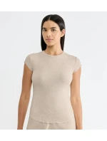 sloggi GO Ribbed T-Shirt - GRAY - SLOGGI GRAY - SLOGGI