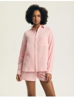 Henderson Dámské pyžamo 44493 Eleni délka/r S-3XL Muslin pruhovaný