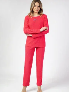 Dámské pyžamo Regina 677 dlouhé/r froté S-XL