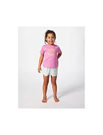 Tričko RIP CURL Rainbow Logo/Desto Tee-Girl, růžové Tričko RIP CURL Rainbow Logo/Desto Tee-Girl, růžové