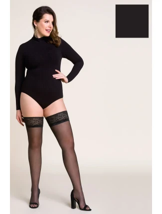 Gabriella Calze 15 DEN Plus Size kód 164 barva:nero