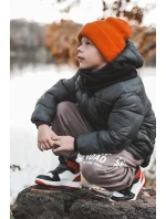 Dětské vysoké sportovní boty bílo-červené Teredite